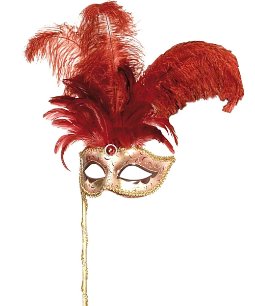 Red Fever Baroque Eyemask