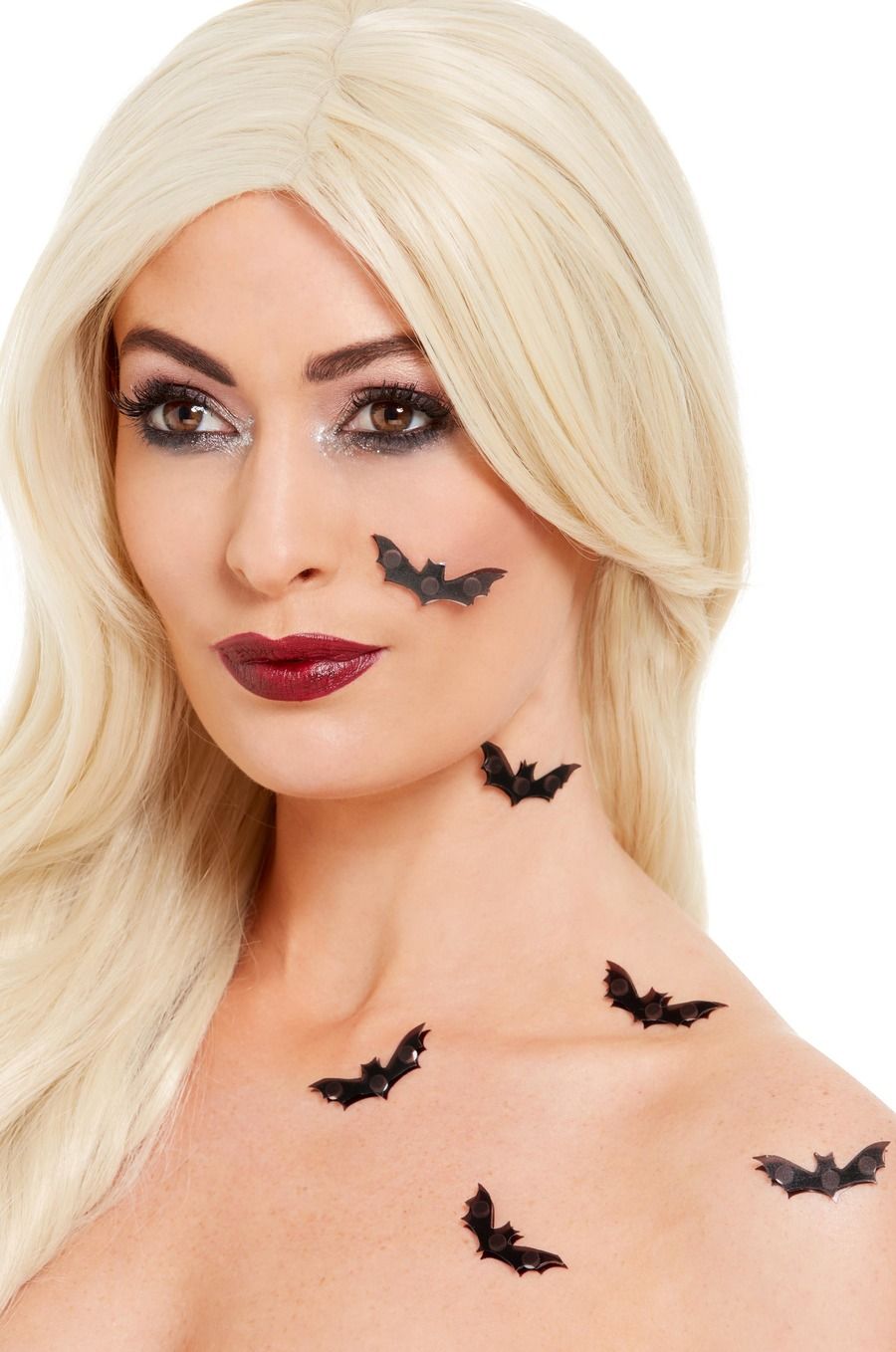 Halloween Stickers Face Stickers Spider Bug Bat Halloween Fancy Dress Make Up