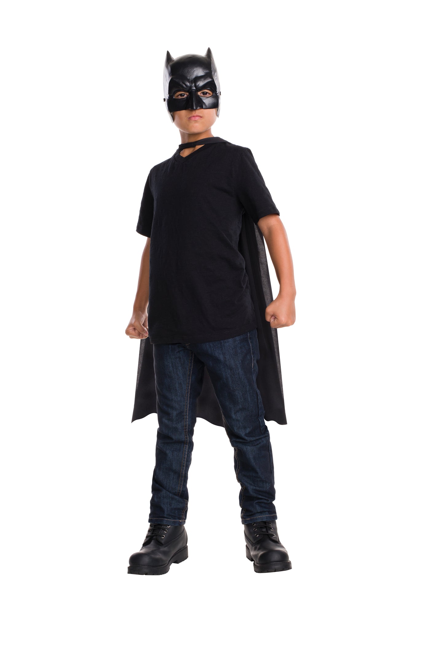 Batman Cape & Mask Set Superhero Book Day Kids Fancy Dress Accessory Kit