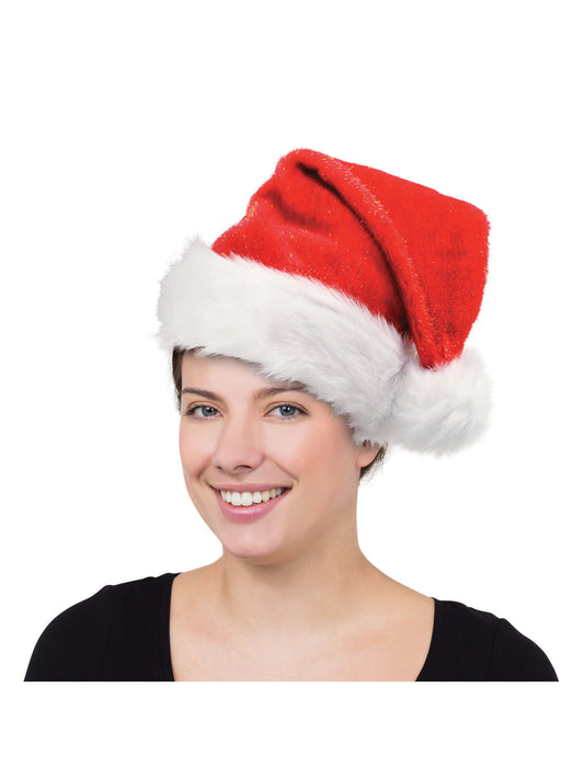 Santa Hat. Plush Glitter