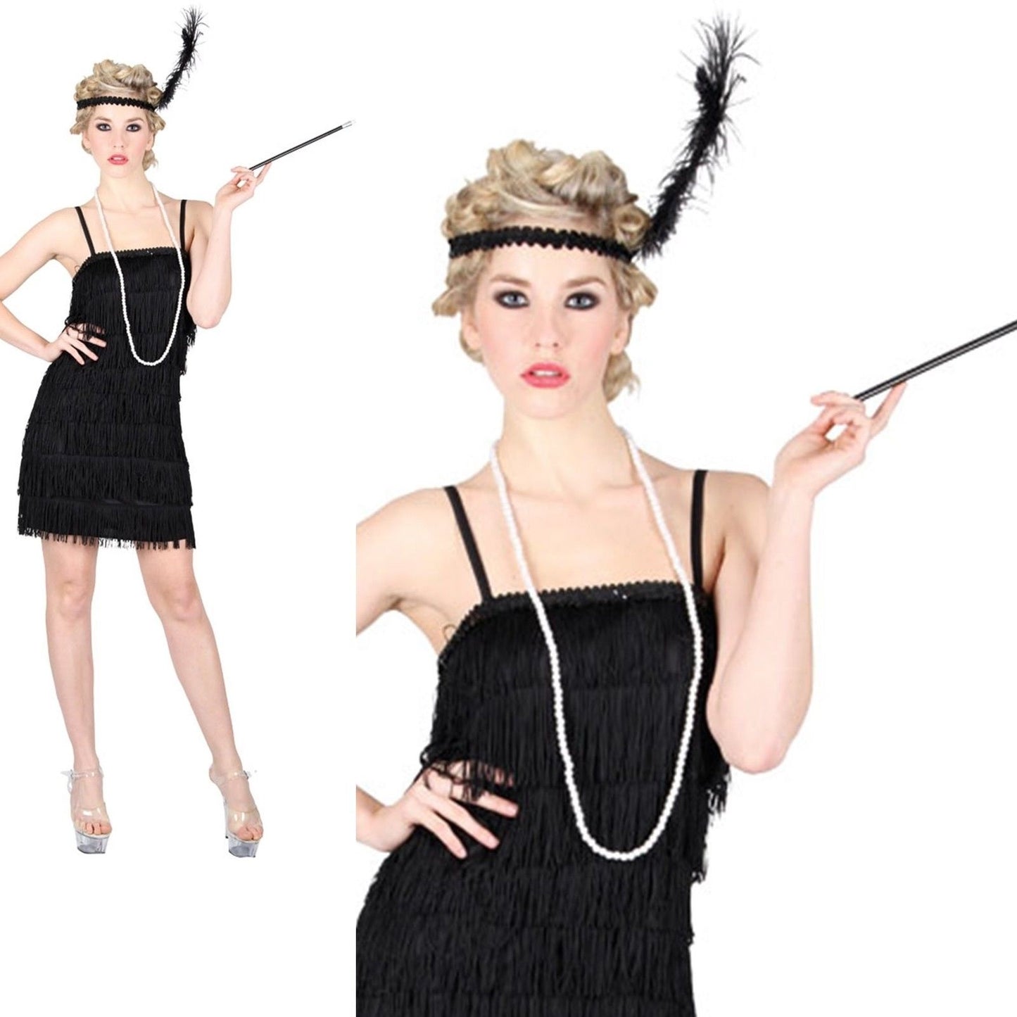 Showtime Flapper Girl - Black