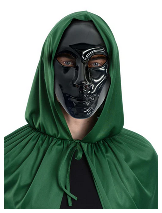 Robot Mime Masquerade Mask Halloween Fancy Dress Mens Ladies Game Show Mask