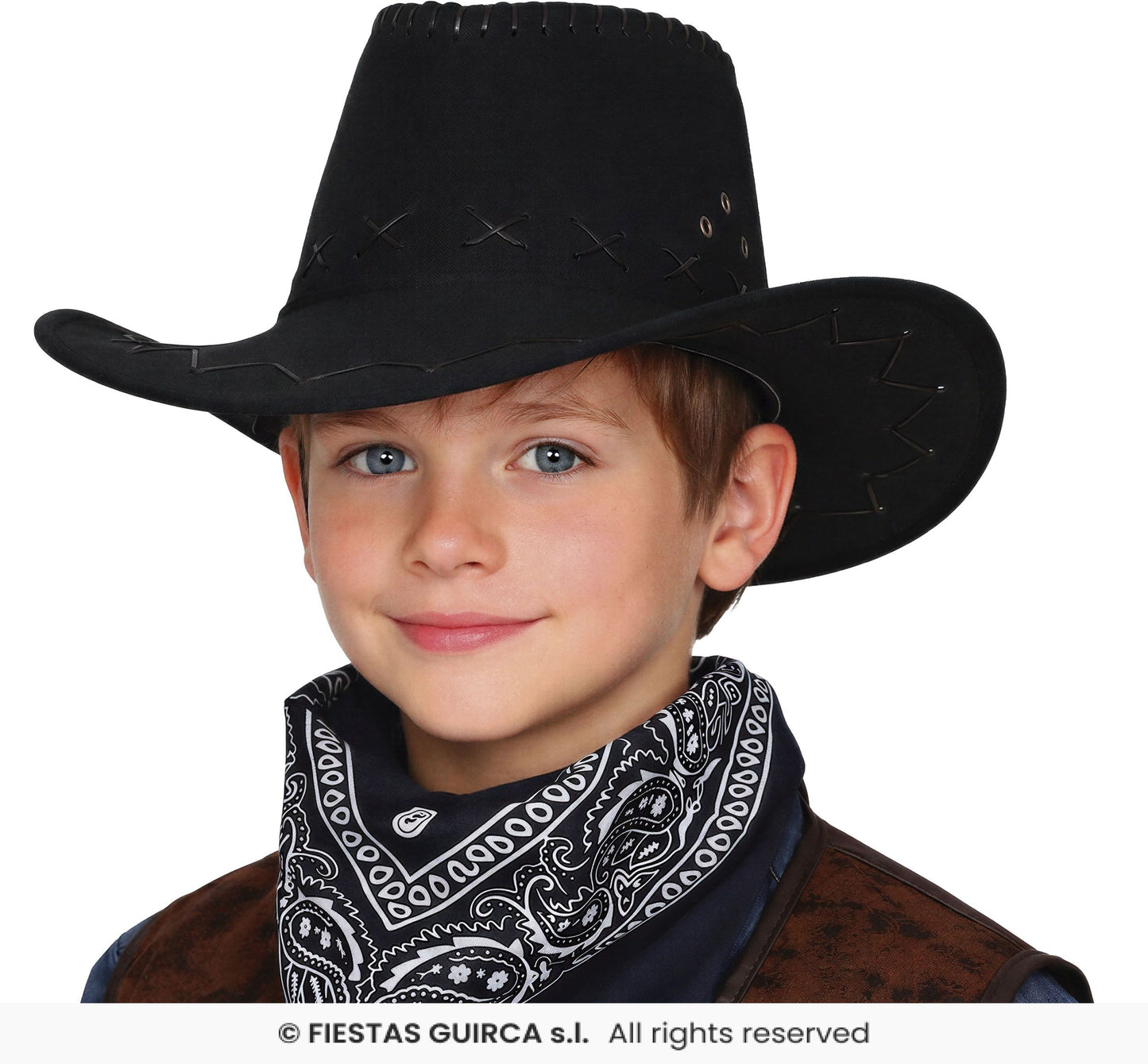 Kids Cowboy Hat Felt Rodeo Western Girls Boys Fancy Dress Cowgirl Hat
