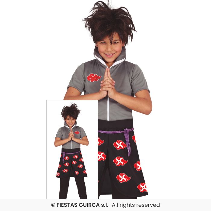 Black Ninja Costume Martial Arts Oritenal Boys Girls Fancy Dress Ninjas Outfit Age 5-16