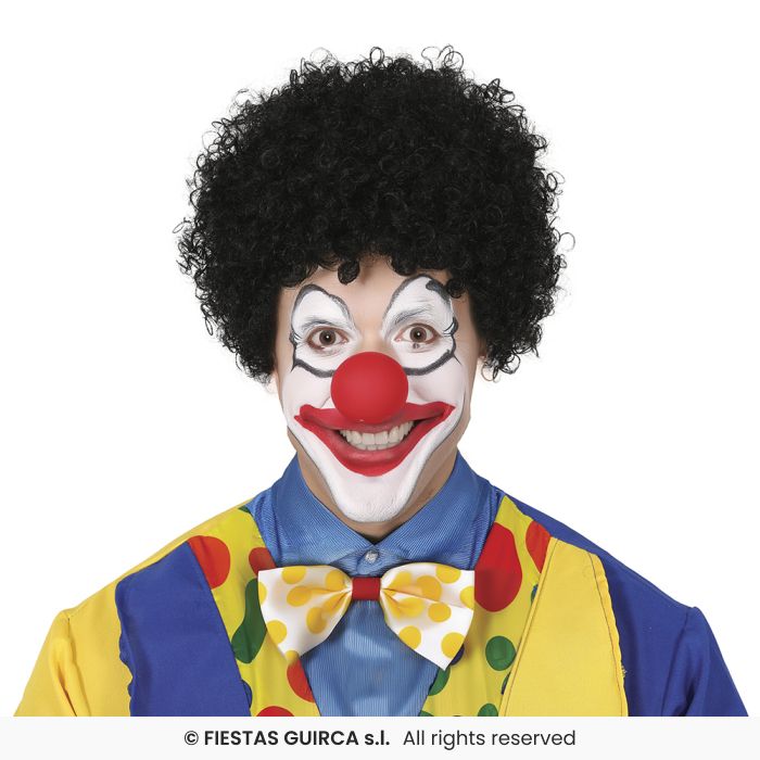 Curly Wig Afro Wig Adults Clown Fancy Dress Circus Clowns Prop Mens Ladies
