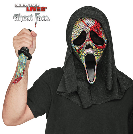 Scream Mask Official Ghostface Fun World Licensed Fancy Dress Halloween Mask