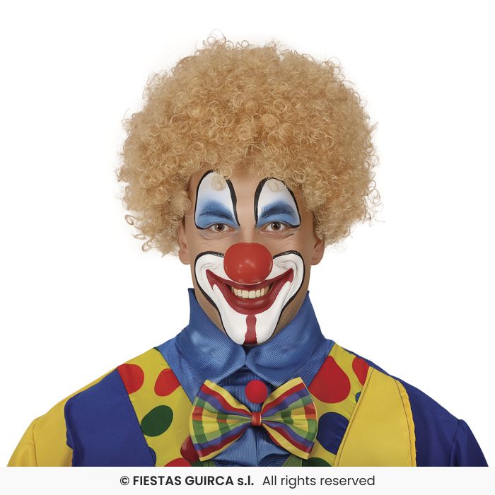 Curly Wig Afro Wig Adults Clown Fancy Dress Circus Clowns Prop Mens Ladies
