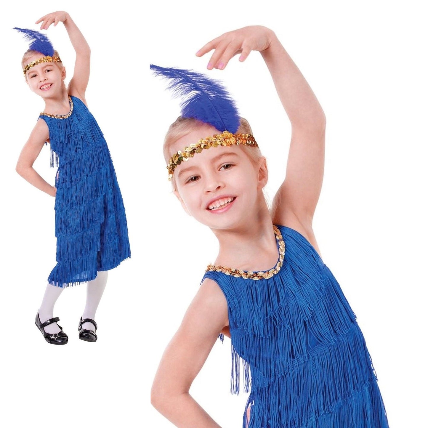 Flapper Dress Blue