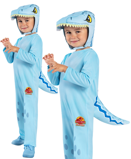 Toddler Velociraptor Costume Jurassic Park World Explorer Toddlers Fancy Dress Outfit