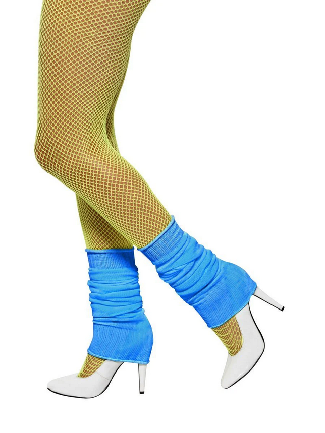 80s Leg Warmers Ladies Rewind 1980s Retro Neon Fancy Dress Accessory