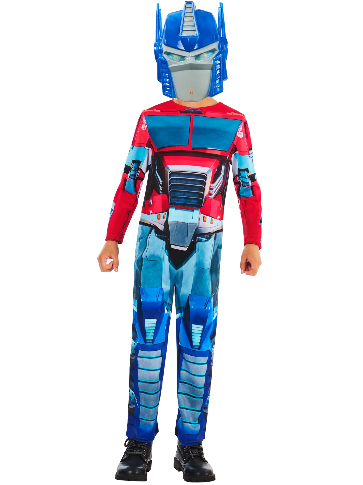Transformers Optimus Prime Costume + Mask Official Kids Fancy Dress Outfit