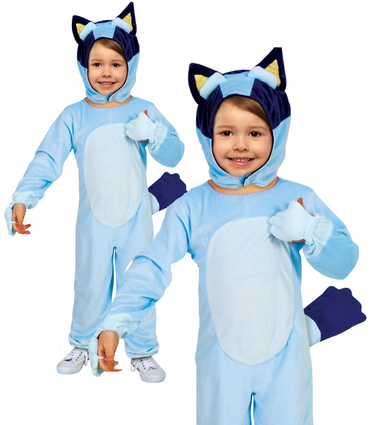 Bluey Child Costume Toddler Book Day Fancy Dress Boys Girls Outfit
