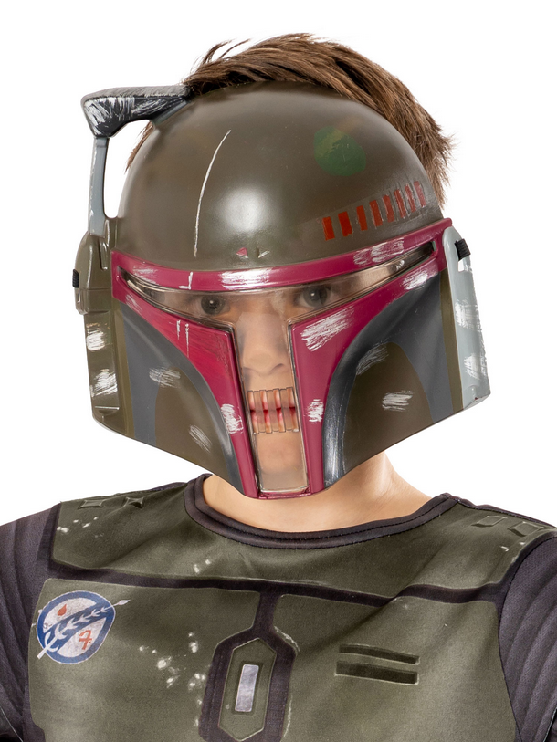 Boba Fett Childs Headpiece Tv Film Book Day Fancy Dress Costume Accessory Mask