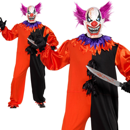 Cirque Sinister Scary Bo Bo The Clown Costume