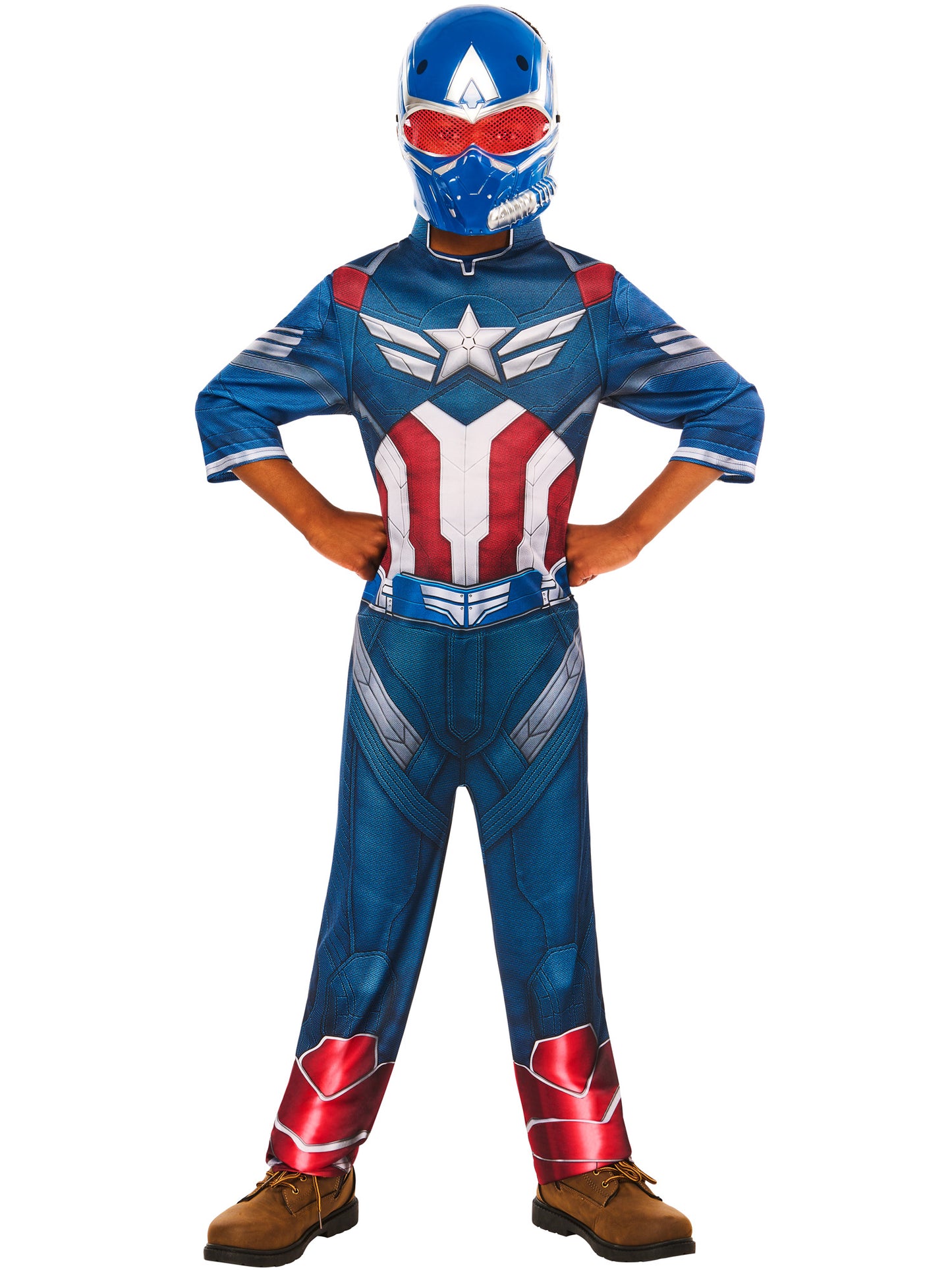 Captain America Brave New World Kids Licensed Fancy Dress Costume + Mask