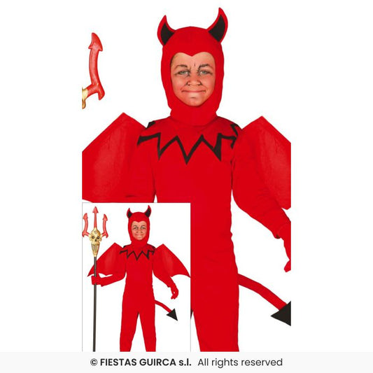 Boys Devil Boys Costume Halloween Devils Fancy Dress Outfit Kids Age 3-12