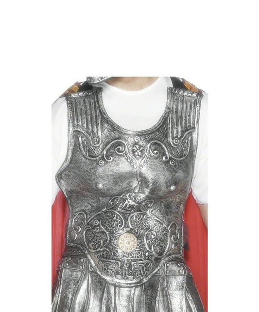 Roman Gladiator Armour Breast Plate Latex Chest Piece Adults Fancy Dress