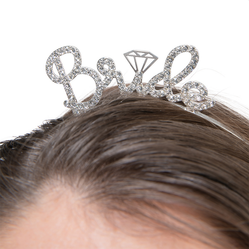 Bride Hairband Deluxe Ladies Hen Night Hen Party Bride Fancy Dress Accessory