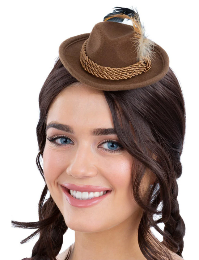 Mini Bavarian Trenker Hats German Beer Festival Oktoberfest Fancy Dress Hat