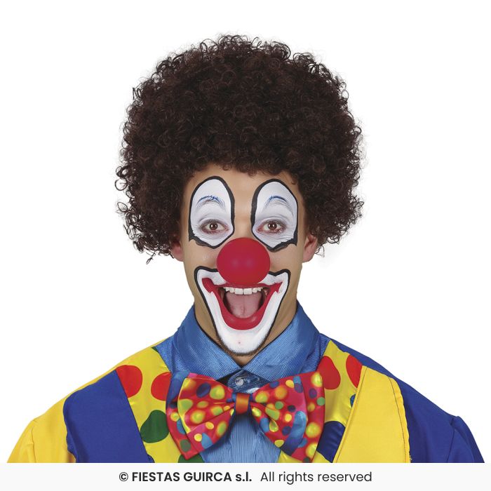 Curly Wig Afro Wig Adults Clown Fancy Dress Circus Clowns Prop Mens Ladies