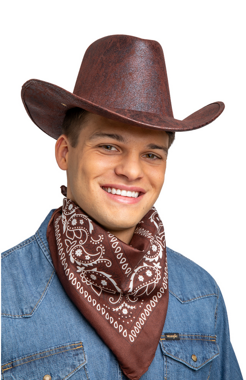Cowboy Bandana Rodeo Cowgirl Wild West Mens Ladies Fancy Dress Neckscarf