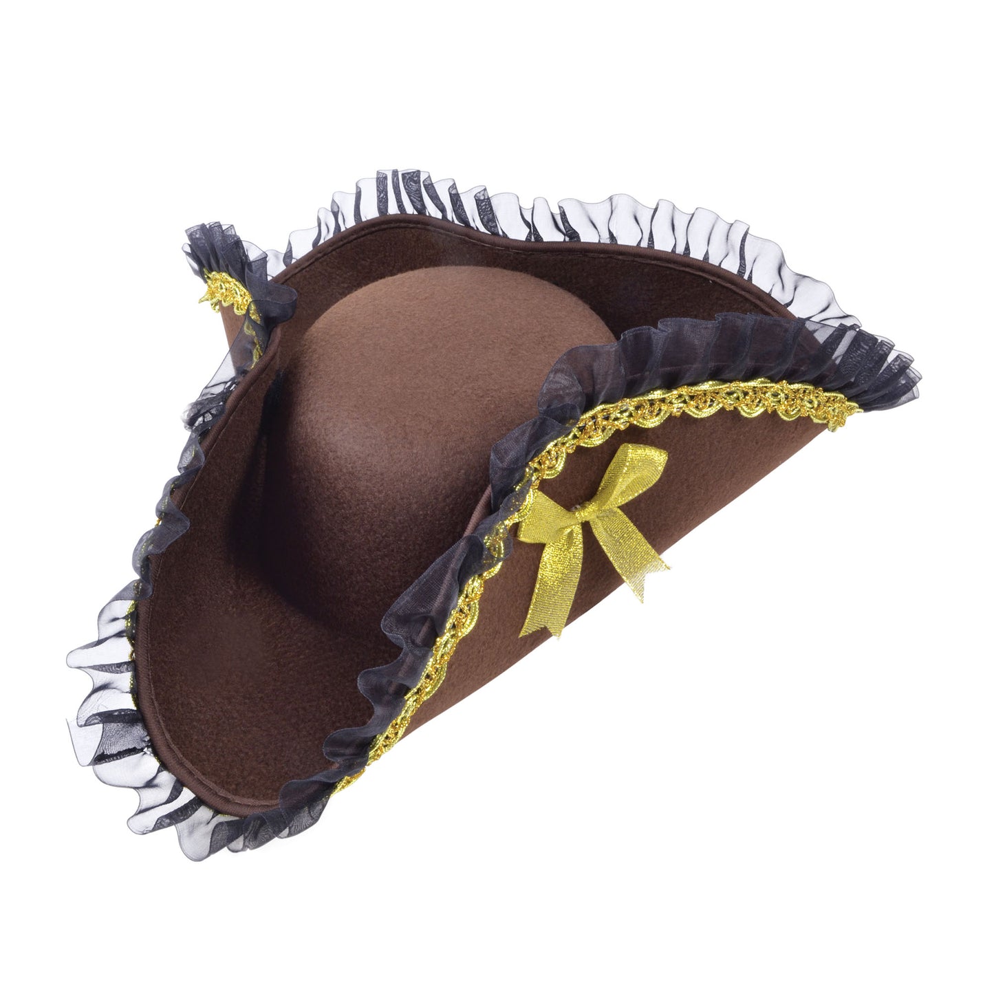 Tricorn Hat Brown (Pirate Lady)