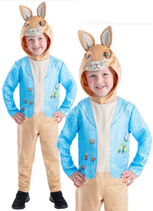 Peter Rabbit Classic Costume Book Day Official Kids Fancy Dress Outfit