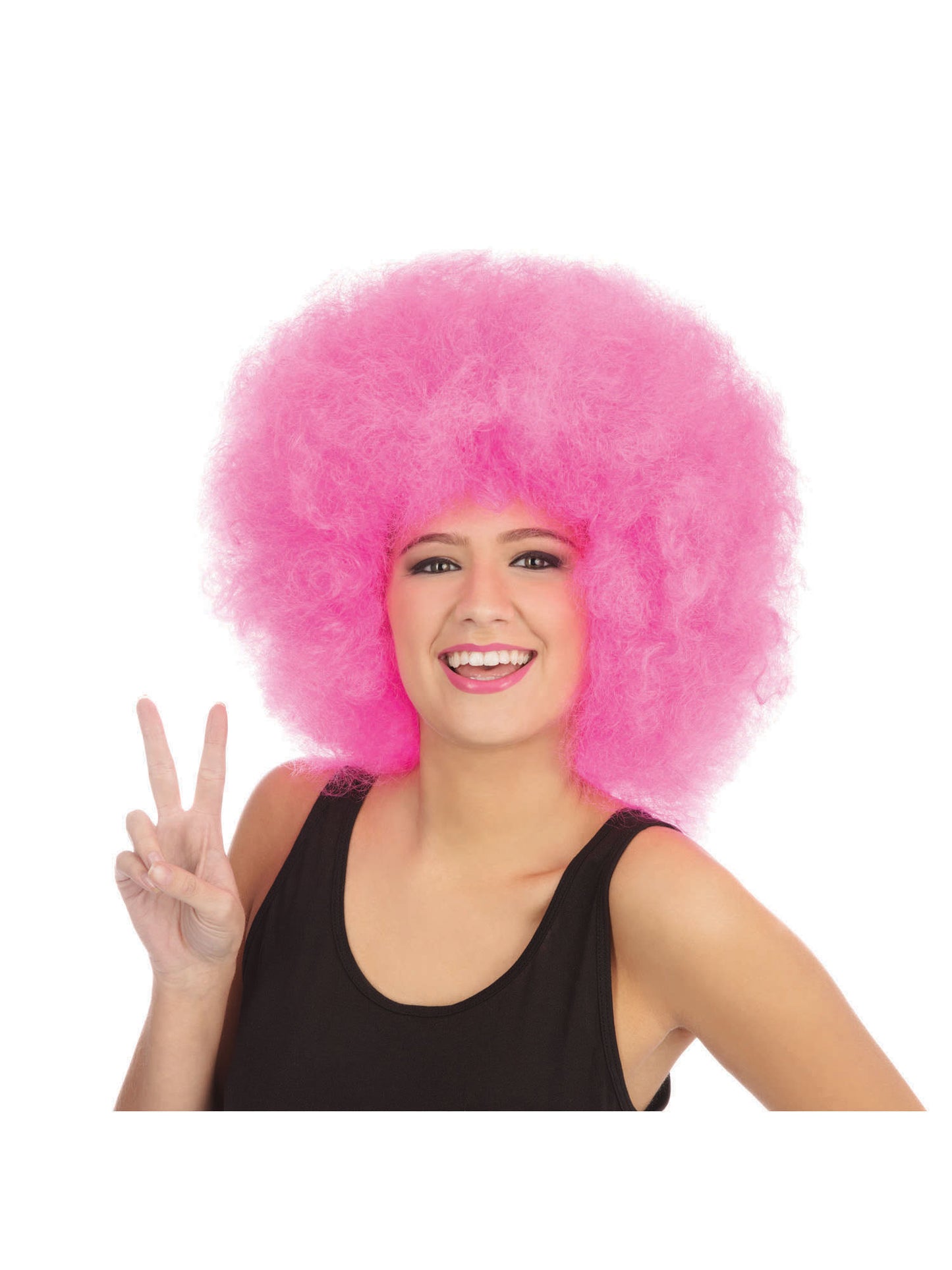 Afro Wig Pink Mega (Bagged)