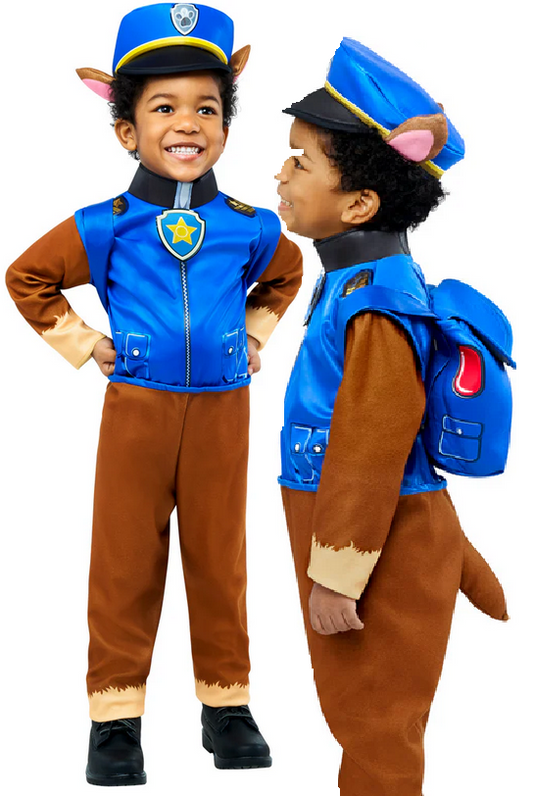 Chase Costume Toddlers Paw Patrol Fancy Dress Outfit Boys Girls Age 2-5