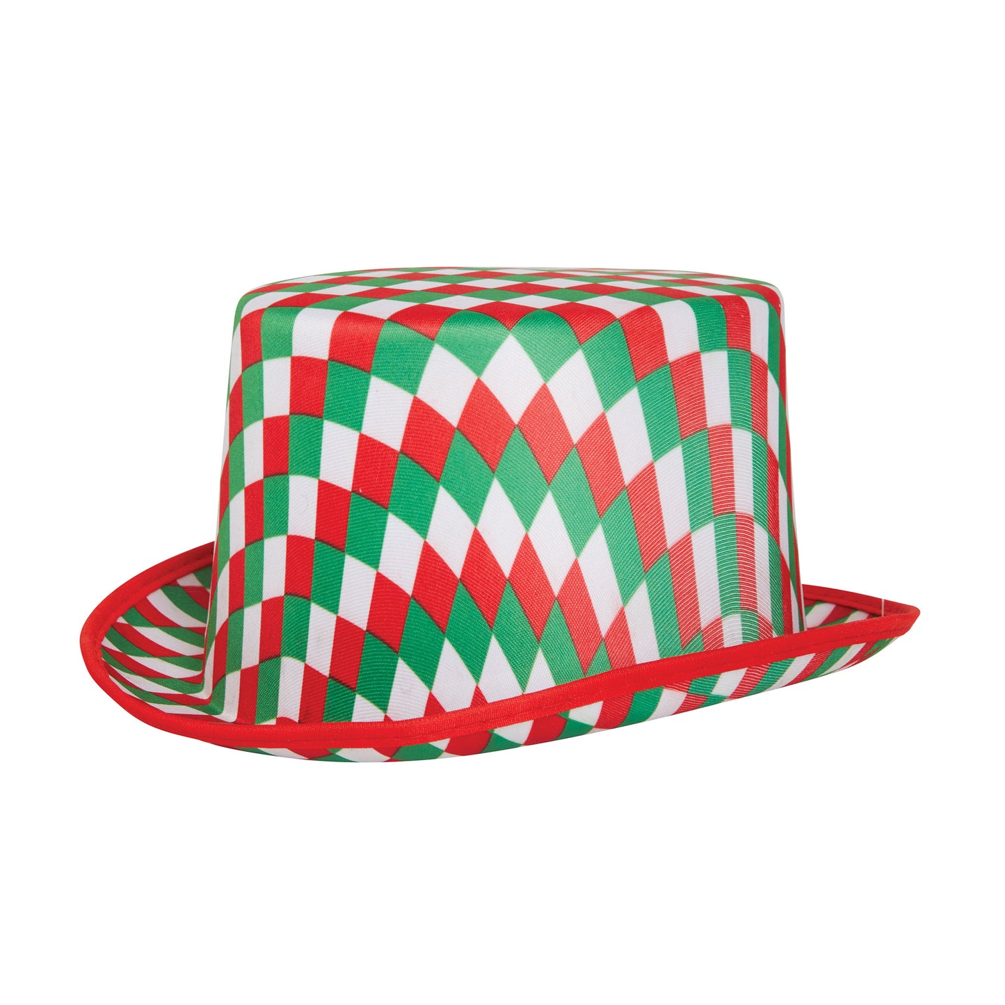 Top Hat Chequered (R/G/W)