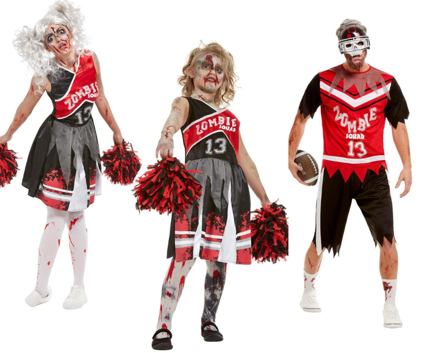 Zombie American Footballer & Cheerleader
