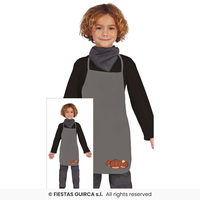 Kids Christmas Chestnut Seller Costume Nativity Fancy Dress Outfit Age 3-12
