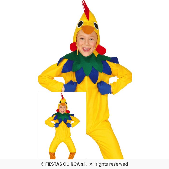 Chicken Costume Kids Book Day Farm Animal Fancy Dress Outfit Boys Girls Age 3-12