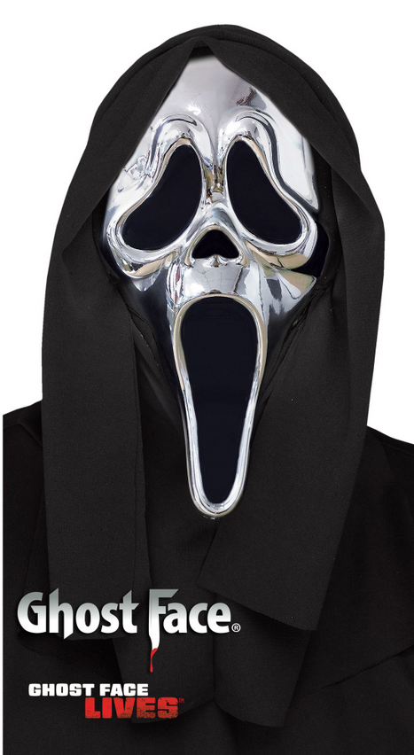 Scream Mask Official Ghostface Fun World Licensed Fancy Dress Halloween Mask