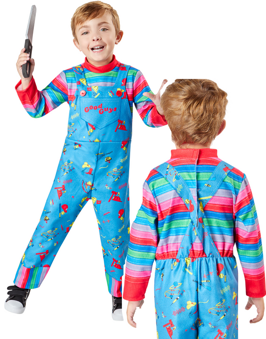 Chucky Toddler Costume Childs Play Halloween Fancy Dress Outfit Kids Official