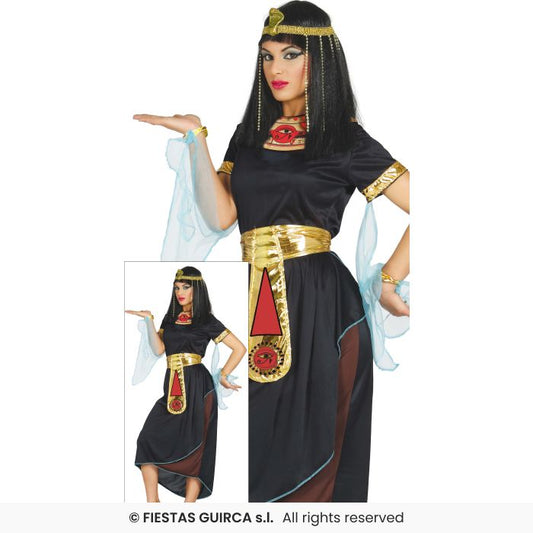 Ladies Egyptian Queen Cleopatra Costume Ladies Deluxe Historical Fancy Dress Outfit S-XL