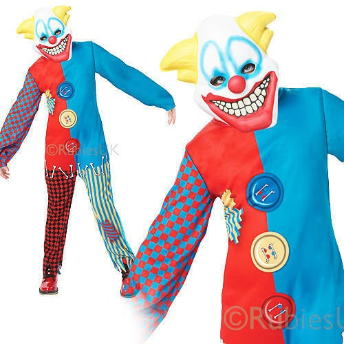 Scary Clown Boys Costume