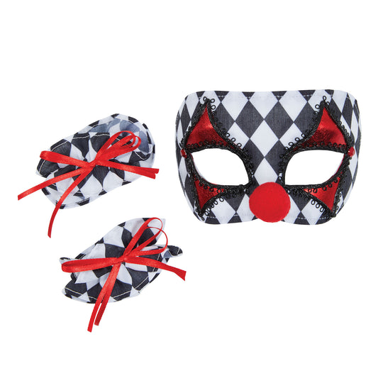 Clown Mask + Cuffs Set