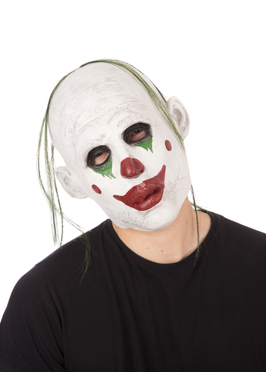 Realistic Clown with Hair Mask