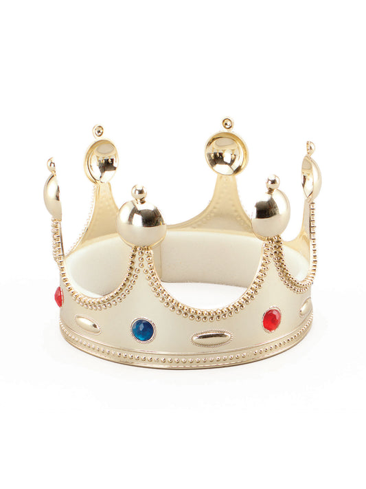 Gold Crown Tiara Adults Royal King Queen Fancy Dress Nativity Play Accessory