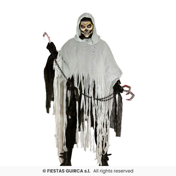 Man Of Darkness Mens Girm Reaper Fancy Dress Costume Ghost Reaper