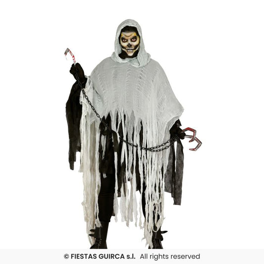 Man Of Darkness Mens Girm Reaper Fancy Dress Costume Ghost Reaper