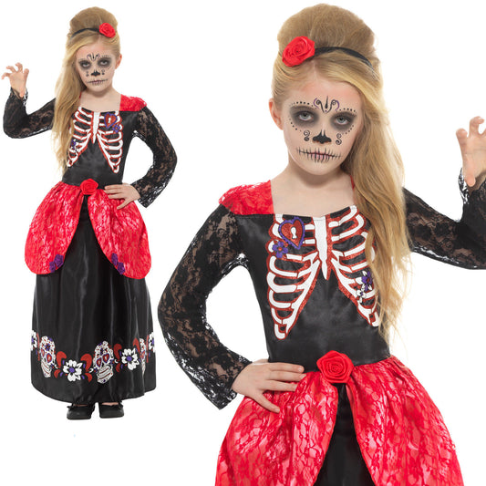 Deluxe Day of the Dead Girl Costume