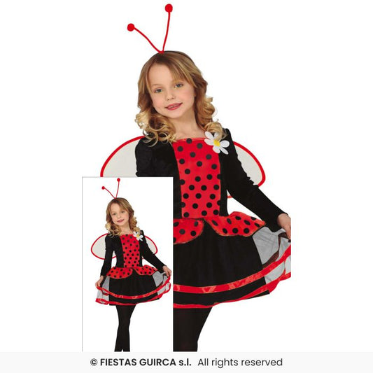 Deluxe Girls Ladybird Fancy Dress Costume Insect Book Day Kids Outfit Age 3-12