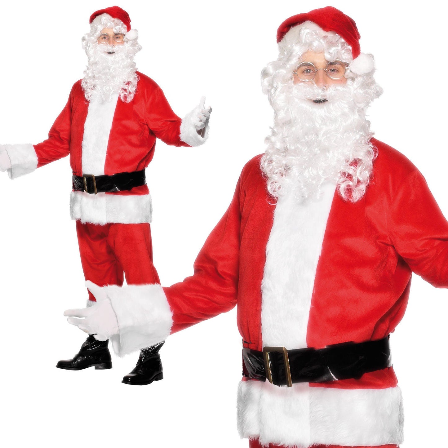 Velour Santa Costume