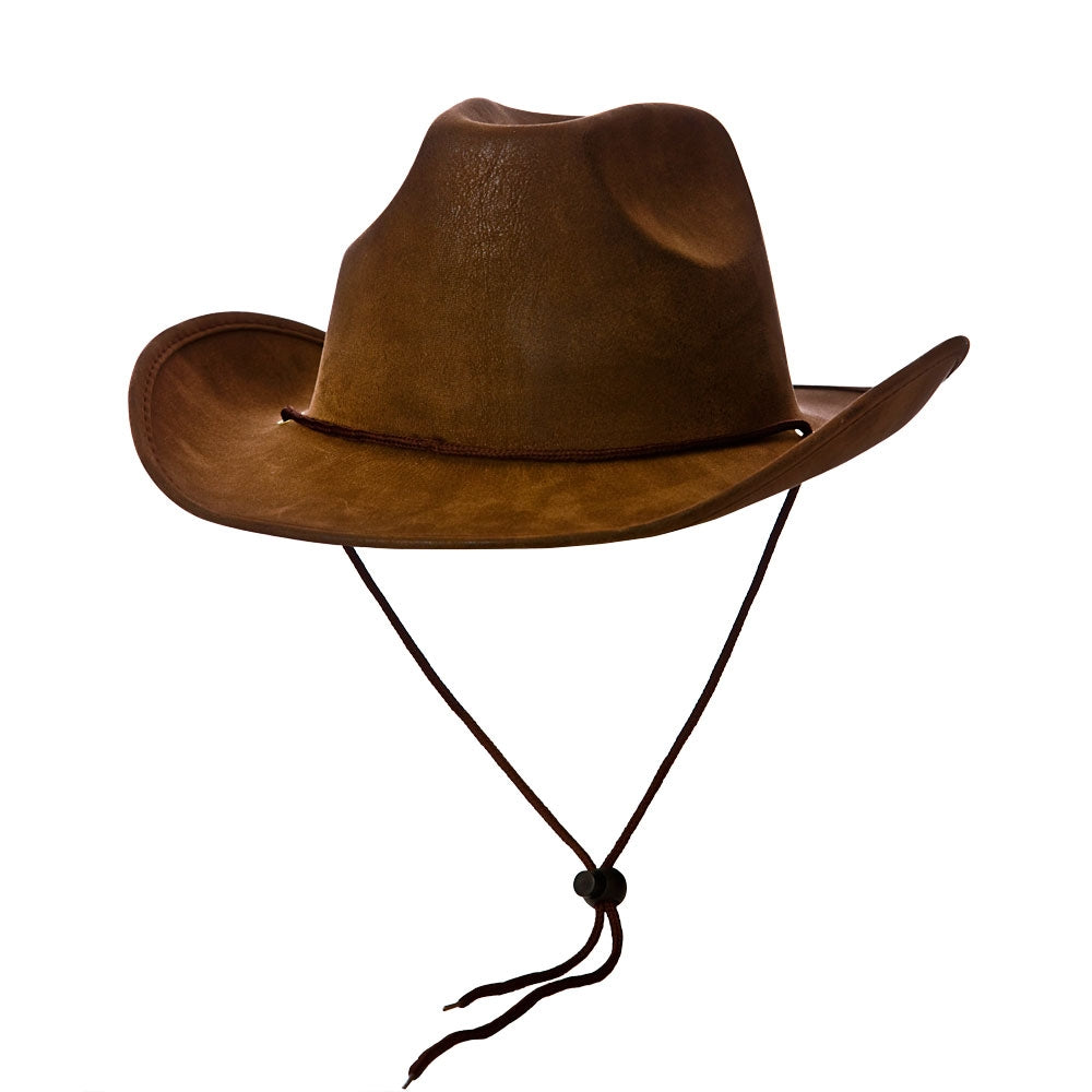 Deluxe Brown Suede Cowboy Hat