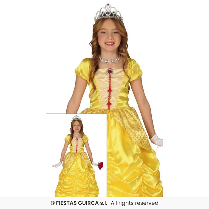 Deluxe Fairytale Princess Girls Fancy Dress Costume Kids Storybook Outfit Age 3-12