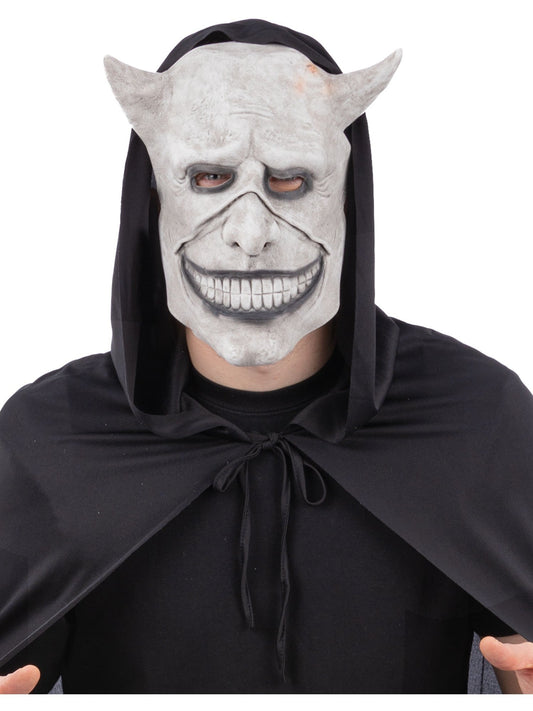 Smiling Devil Latex Mask Adults Halloween Mask Mens Ladies Scary Demon