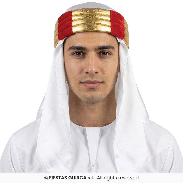 Prince Of The Desert Fabric Turban Adults National Dress Fancy Dress Prop