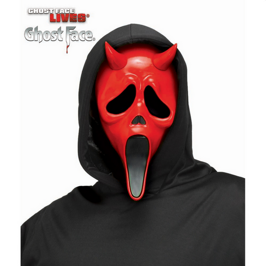 Fun World Devil Scream Mask Official Licensed Halloween Fancy Dress Accessory